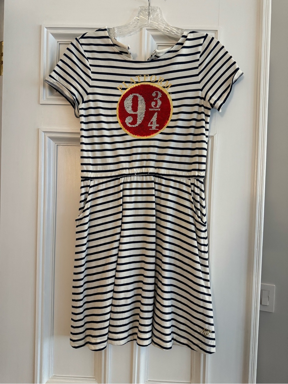 Mini Boden x Harry Potter platform 9 3/4 dress (size 11-12yr 152 cm)